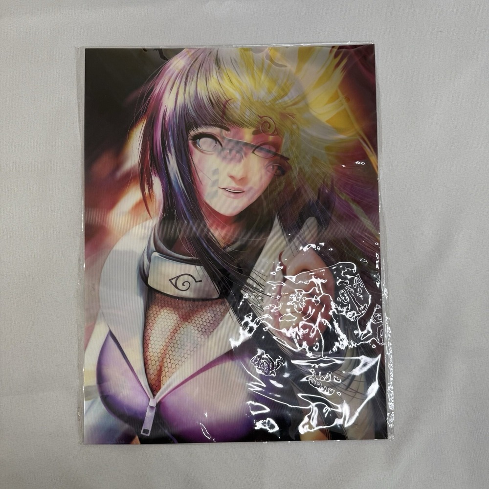 Naruto Hyuuga Hinata Naruto Poster 3D Lenticular Flip Effect‎ 2 Images In One
